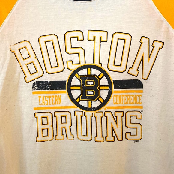 Boston Bruins Baseball Style Women’s Tee - Picture 7 of 8